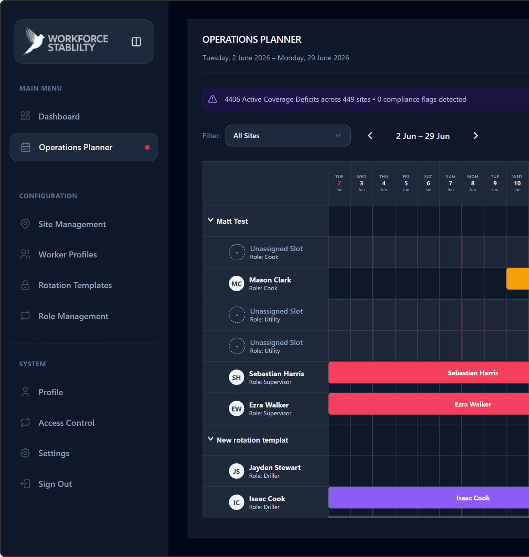 Operations Planner
